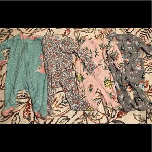 Baby Girl Footed Bundle